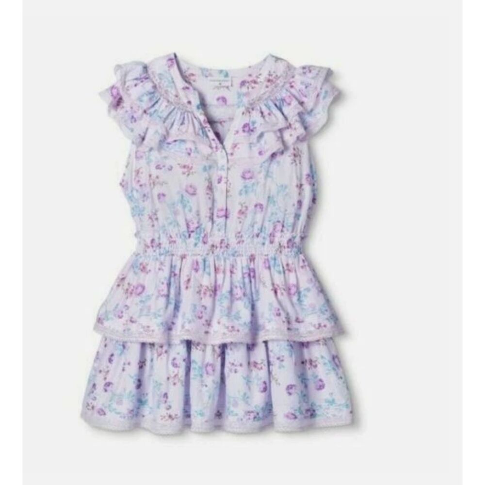 LoveShackFancy x Target Lou Double Ruffle Mini Dress Size Large